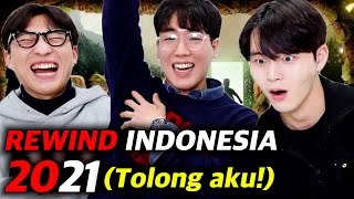 [REAKSI KOREA] REWIND INDONESIA 2021 | Bantu Kami🙏🙏