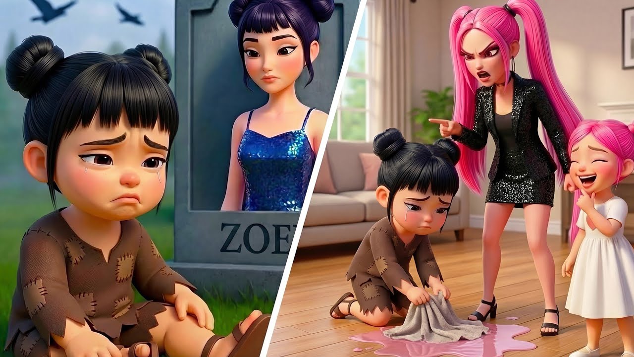 Rescuing Zoey from Unfair Treatment by Stepmother Mira After Her Mom’s Death | KPOP Demon Hunters