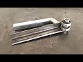 with just 2 used bearings, how welders make tools to help their work on thin metal | cutting tools