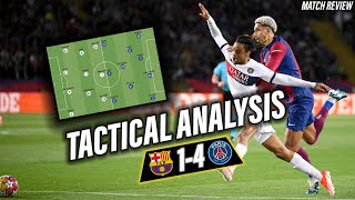 Araújo Changes The State Of Play | Barcelona 1 PSG 4 | Tactical Analysis