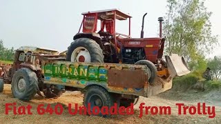 How ? || Fiat 640 Tractor || Unloaded From | Trolly