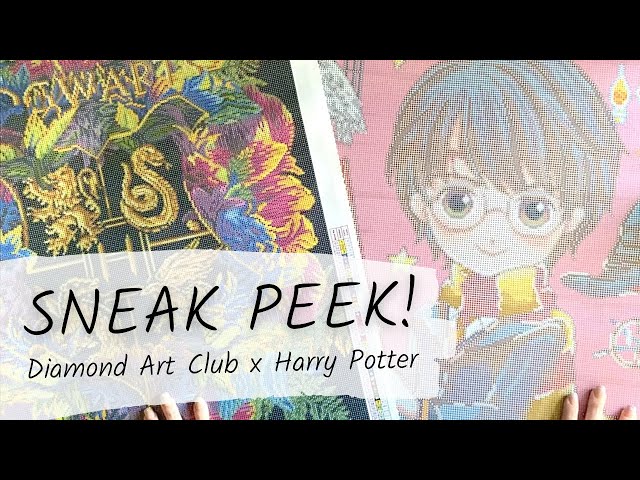 Unboxing 4 NEW Licensed Diamond Art Club Harry Potter™ Diamond