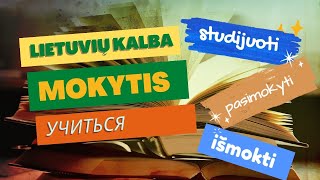 Как по-литовски УЧИТЬСЯ.  Полезные фразы на литовском.