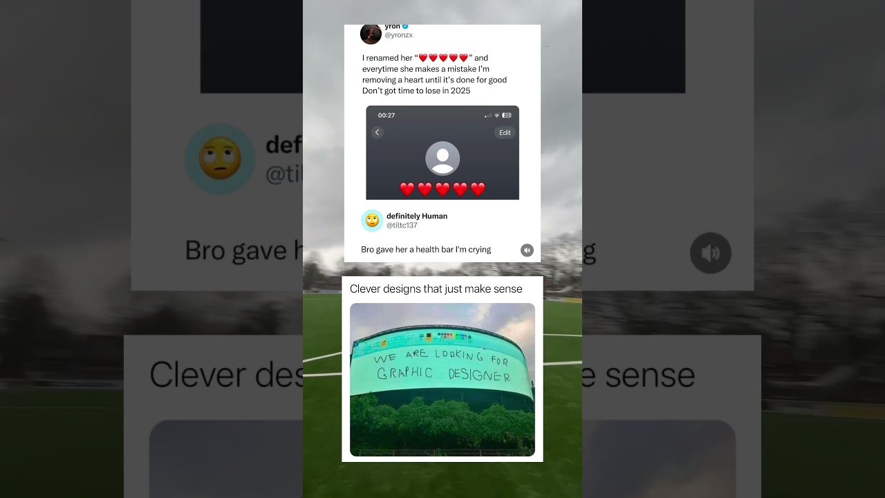 Bro gave her a health bar I'm crying