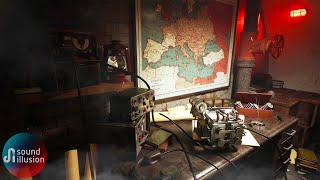WW2 Bomb Shelter War Ambience | Sleep in a Bunker screenshot 3