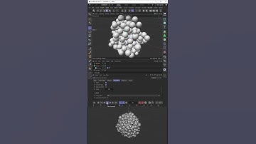 C4D Dynamic Emitter Particles Simulation Tutorial