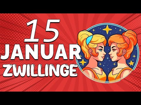 EINE ENORME NACHRICHT, SEHR STARK❗️😨 ZWILLINGE ♊ HEUTE, 15. Januar 2025