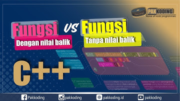 C++ - Perbedaan Fungsi dengan Nilai Balik dan tanpa Nilai Balik