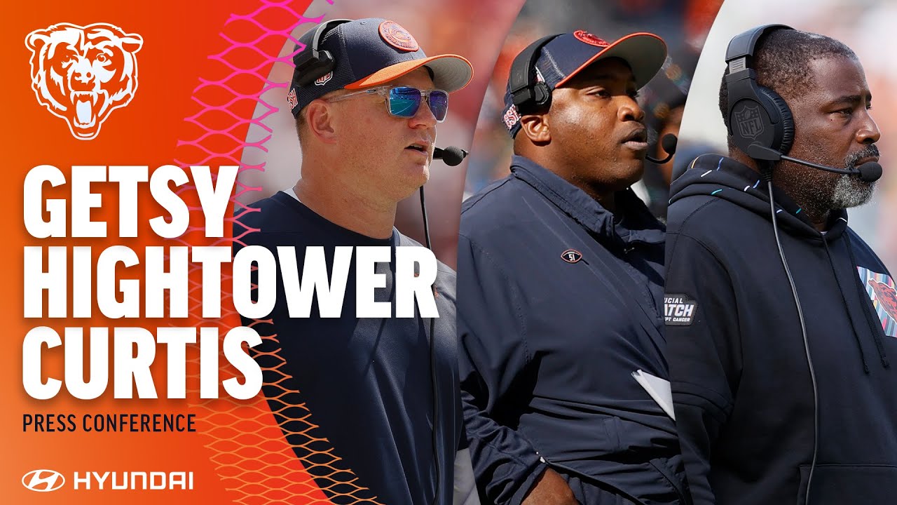 Getsy, Hightower, Curtis on making adjustments for Week 7 | Chicago Bears
