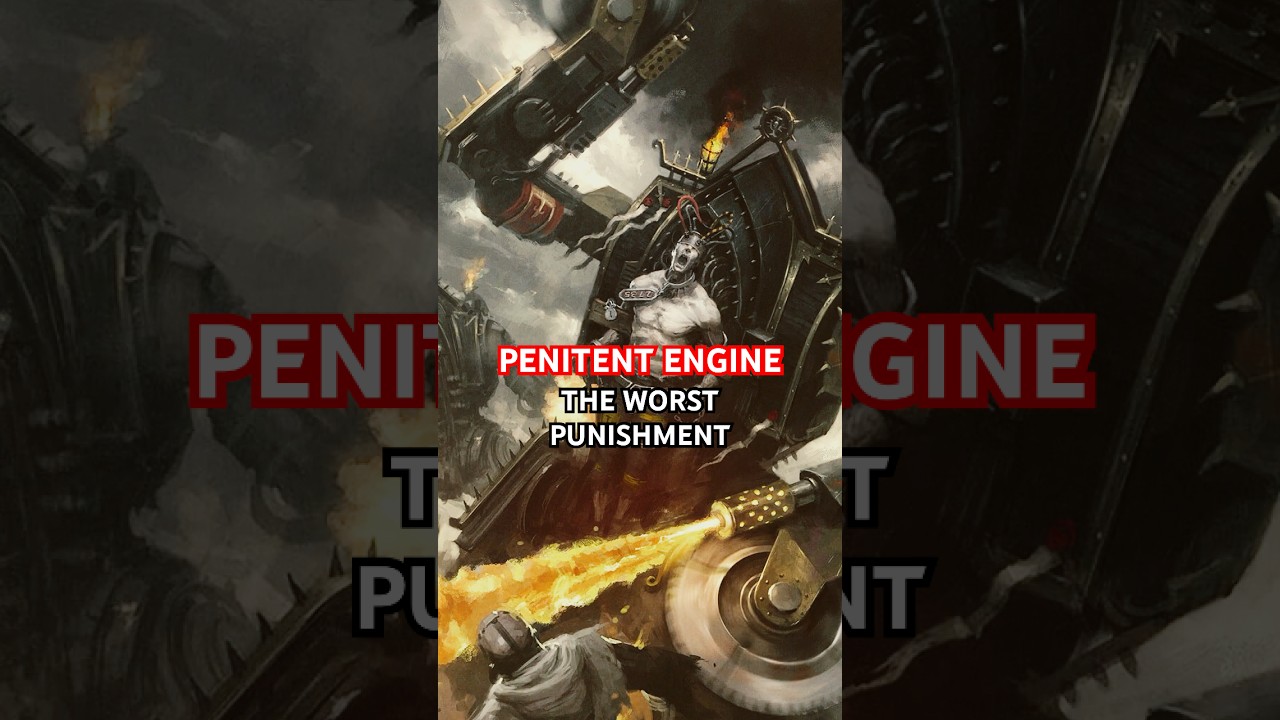 ХУДШЕЕ наказание в Империуме — «Движок покаяния» | Объяснение истории Warhammer 40k 