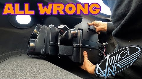 68 CHARGER HELLCAT SWAP! (PART 9) VINTAGE AIR E-VAP BOX LOCATION