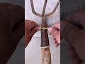 A special tool used to wind iron wire on a garden fork #shorts