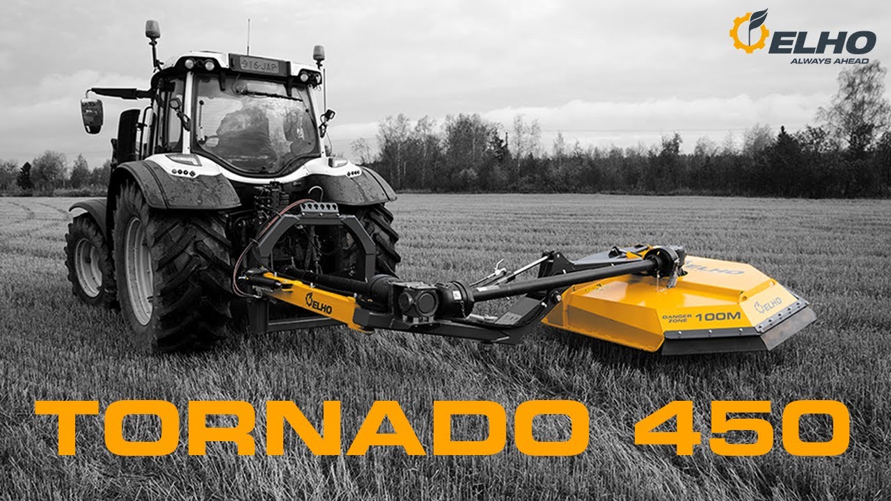 ELHO Tornado 450 chain mulcher - YouTube