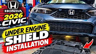 HOW TO! Easy Simple  Install Suspension Under Shield 2022+ Honda Civic #diy ##repair