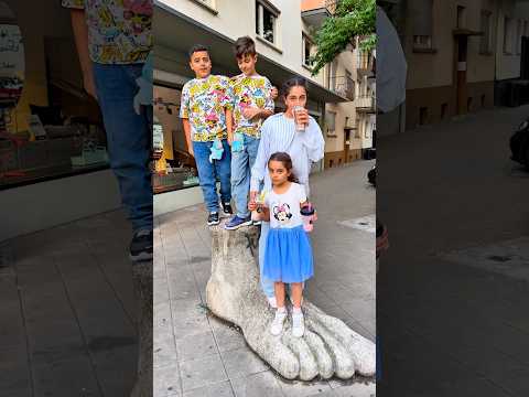 خلودة واولاد خالتوا لقوا أكبر رجل بالعالم