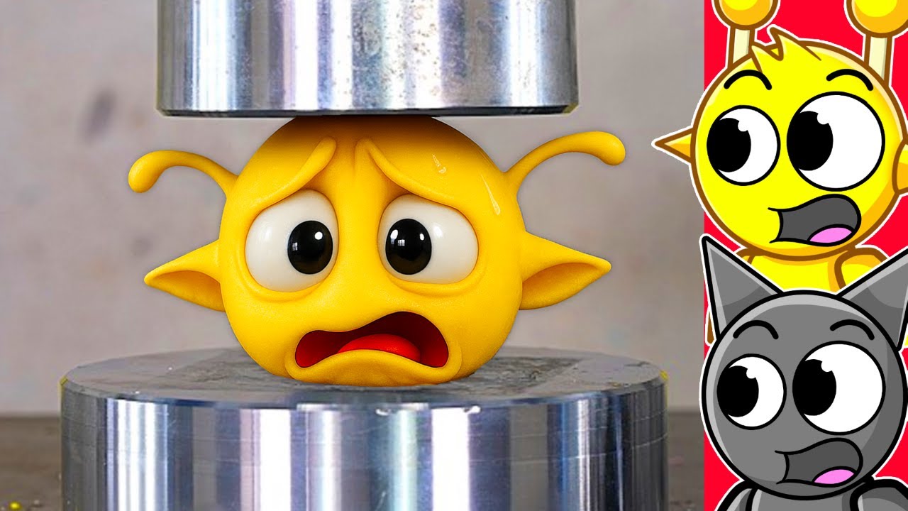 SPRUNKI VS HYDRAULIC PRESS