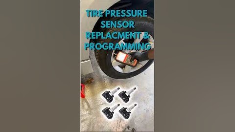 Tire Pressure Sensor Replacement and Programming #tpms #tirelight #tiresensor #faultytiresensor