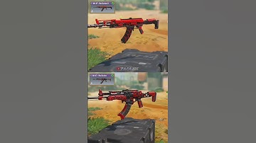 FREE vs Paid AK47 Red Action in CODM...💀