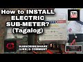 Paano mag install ng electric sub-meter?