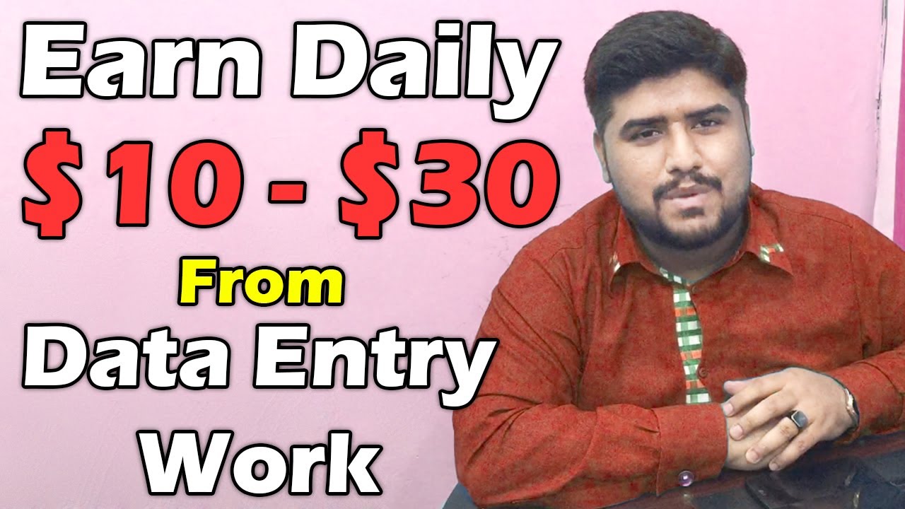 Earn 10 to 30 Per Day By Data Entry Work Freelancer Upwork Guru