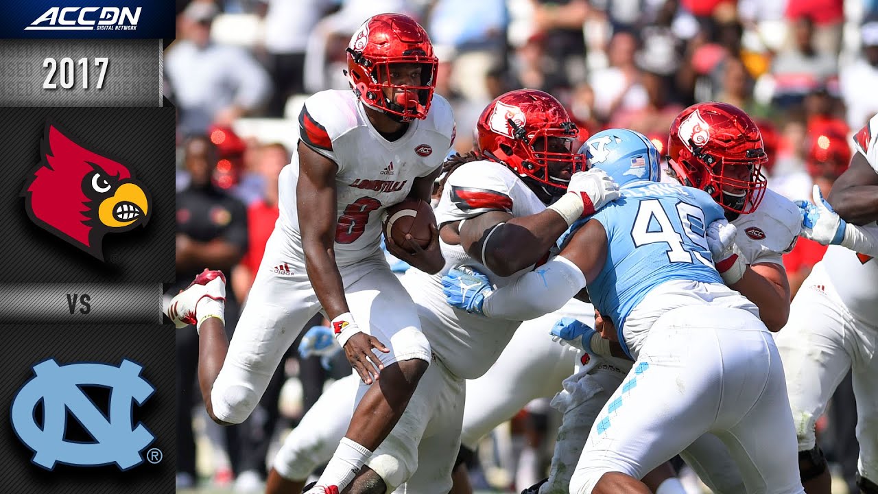 ACC Replay: Louisville vs North Carolina Football - September 9, 2017