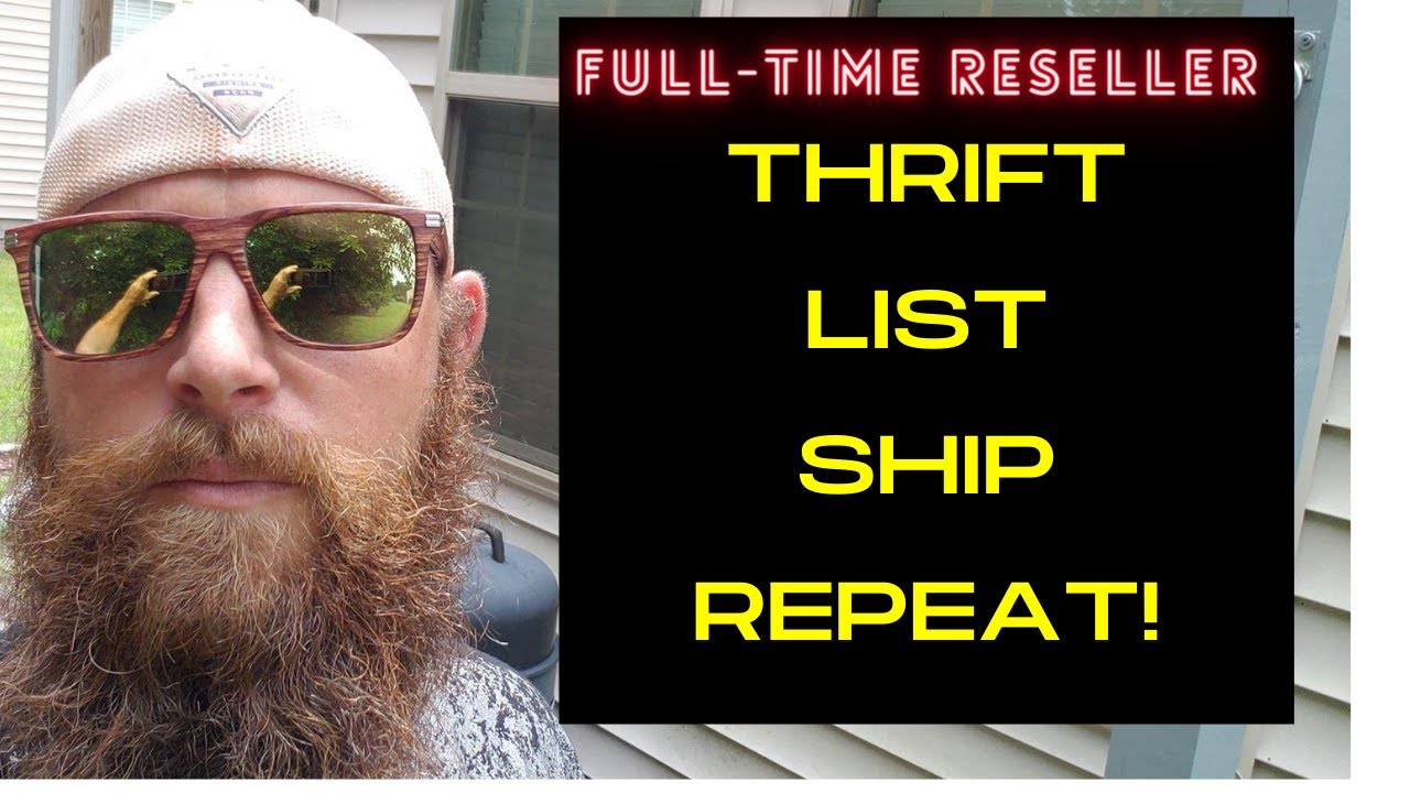 The day in the life of a Full-Time Reseller on Ebay! Thift list ship Repeat!