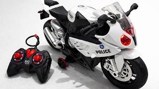RC MotoGT Police Patrol vs RC Sport Car 1:16 Realistic Mechanical Sounds | ASMR Video