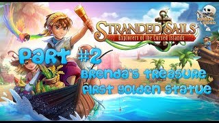 Stranded Sails Walkthrough Part #2, Brenda's Treasure & First Golden Statue (Apple Arcade)
