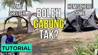 Dome Shelter สามารถรวมกับ Hemisphere Dome ได้หรือไม่ บทช่วยสอน | แบรนด์นักปีนเขา