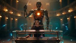 THE FORBIDDEN SYMPHONY! 🎹🦾 | Human vs. Machine #aigenerated  #orchestra #symphony #casinoai  #video 
