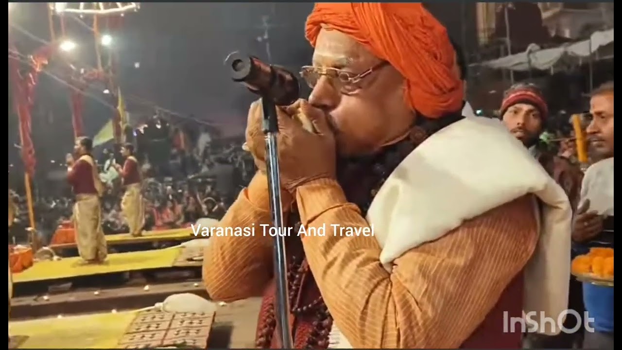 पांच मिनट पंद्रह सेकेंड शंखनाद से शुरू हुई मां गंगा की आरती #viral #youtube #video #varanasi #yt