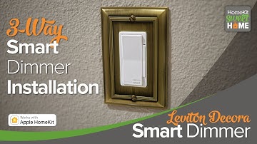 3-Way Smart Switch Installation using Leviton Decora with HomeKit