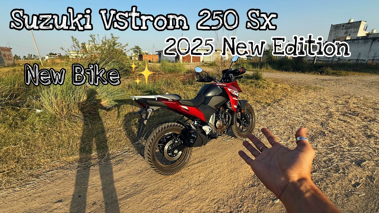 'FINALLY' NEW BIKE DELIVERED 😍 |SUZUKI VSTROM 250 Sx 2025 Edition | Ab Hoga Adventure 🏔️