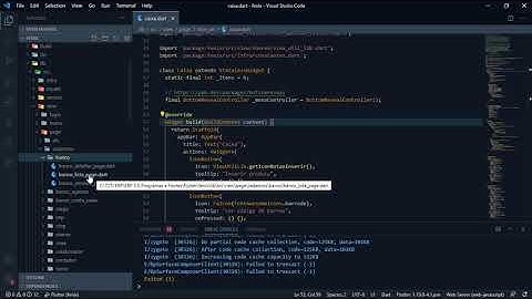 Flutter - NFC-e e SAT CF-e - Menu