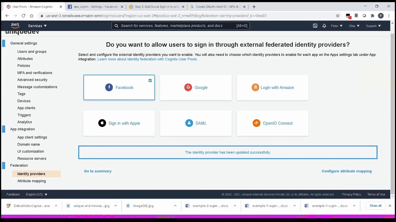 Google , Facebook Sign In Using AWS Cognito in Flutter - YouTube