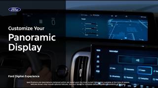 Ford Digital Experience - How-To: Customize Panoramic Display