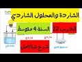 الدرس 12 الشاردة والمحلول الشاردي السنة 4 متوسط