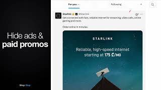 Stop Slop: Block AI Slop, Clickbait & Ads on X (Twitter) | Chrome Extension