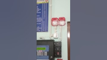 demo of Auto Fire Alarm at Railway Station  #shorts