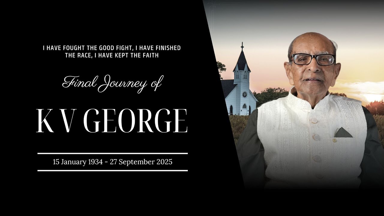 Final Journey of Mr. K. V. George | 93 Years | 30.09.2025 | 09:30AM | Chikmagalur