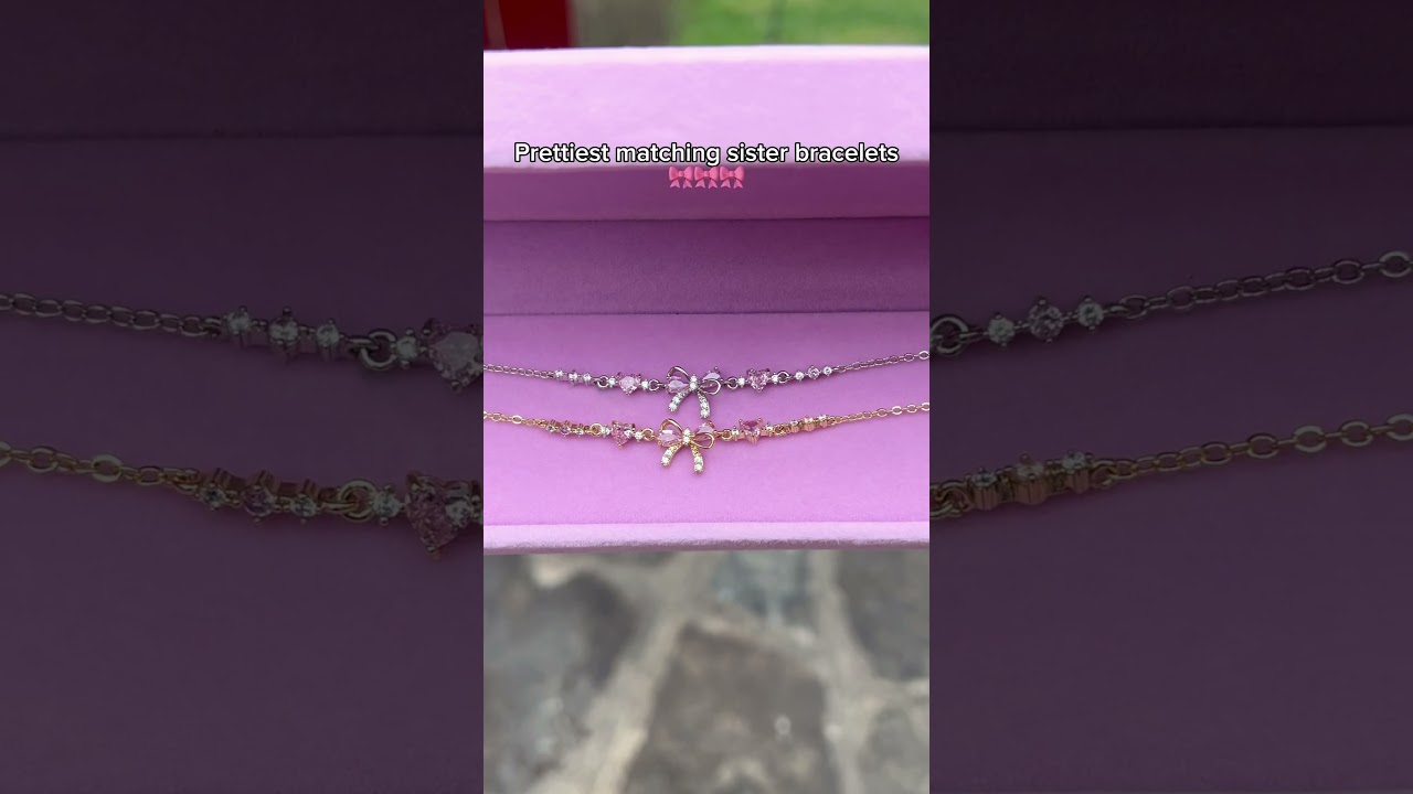 Matching sister bracelets 🥹💕 