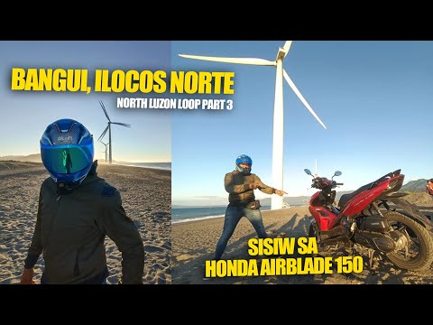 eos black Update 2022 BANGUI, ILOCOS BASIC SA HONDA AIRBLADE 150 | North Luzon Loop Part 3