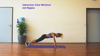intensives Core Workout mit Regina