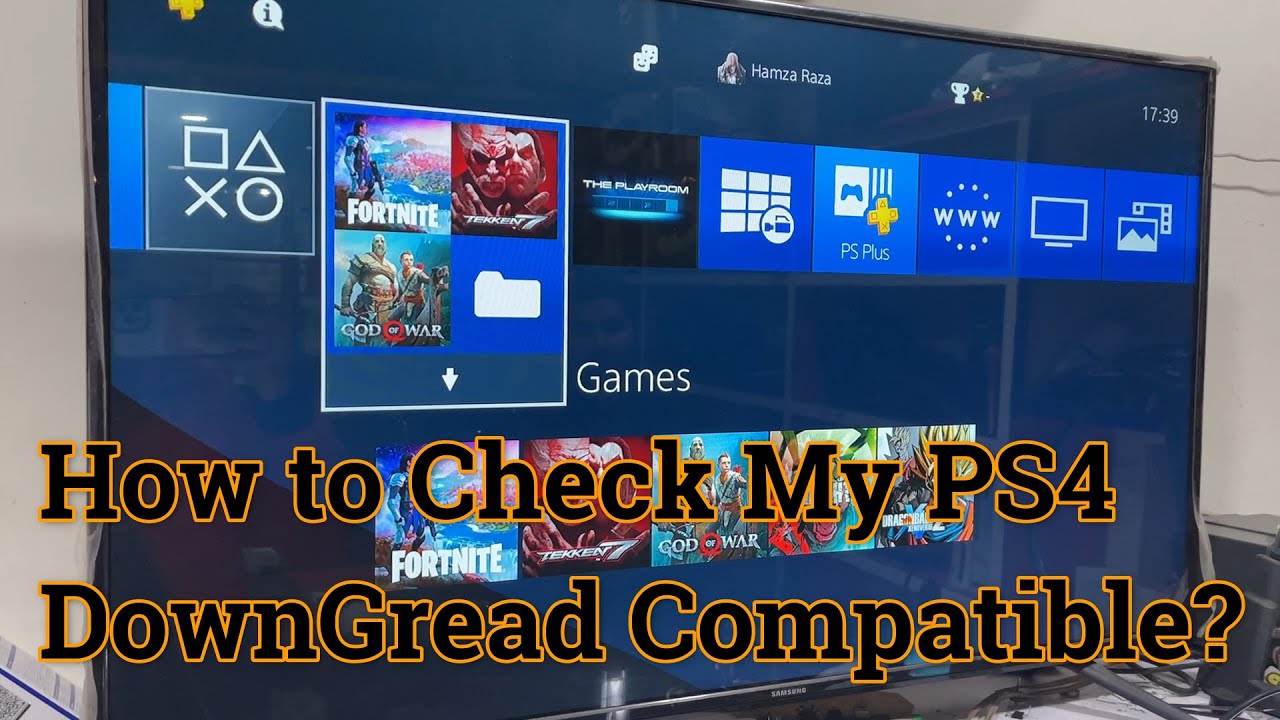how-to-check-my-ps4-downgread-compatiable-youtube