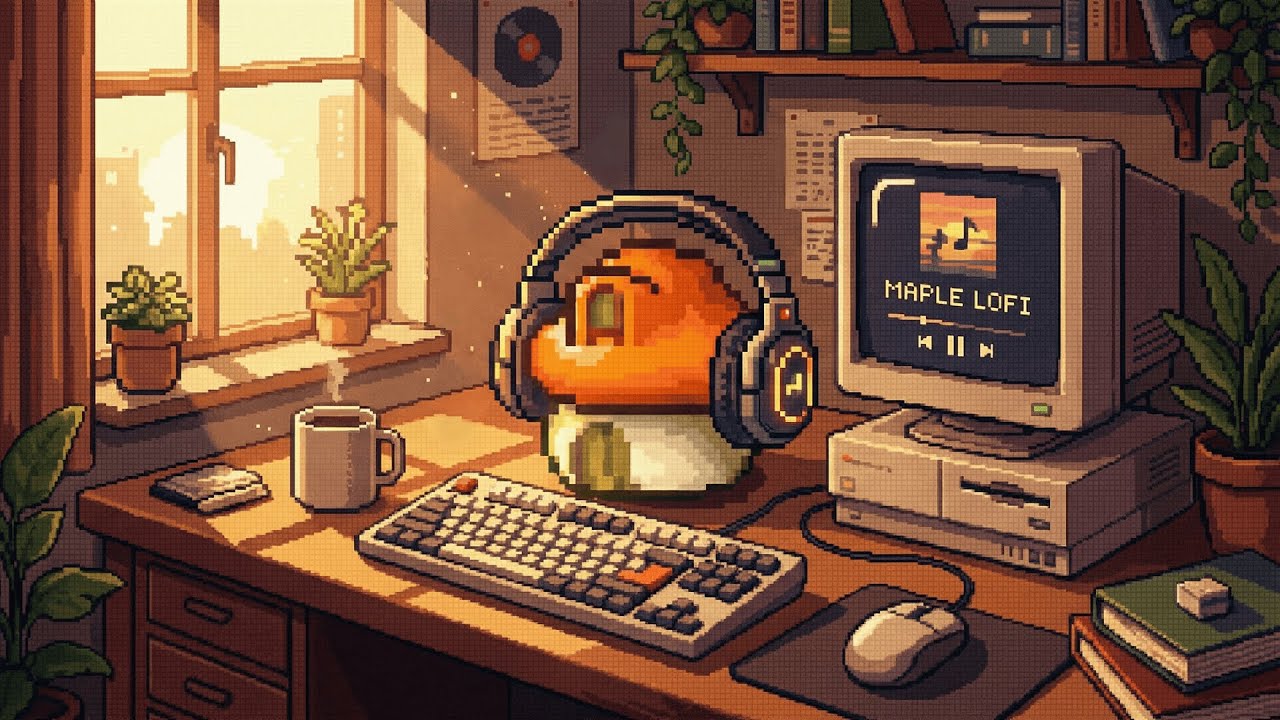 책상에서 듣는 메이플 로파이