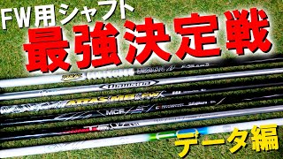 【6メーカーFW専用シャフト徹底比較】最強のFWシャフトはどれ！？まずは注目のデータ編！試打編も近日公開！ゴルフ