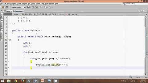 Pattern Example in Java for Beginners Tutorial   Lecture