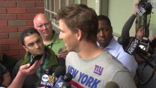 Eli Manning Address the Media, I have never done what I have been accused of doing.
