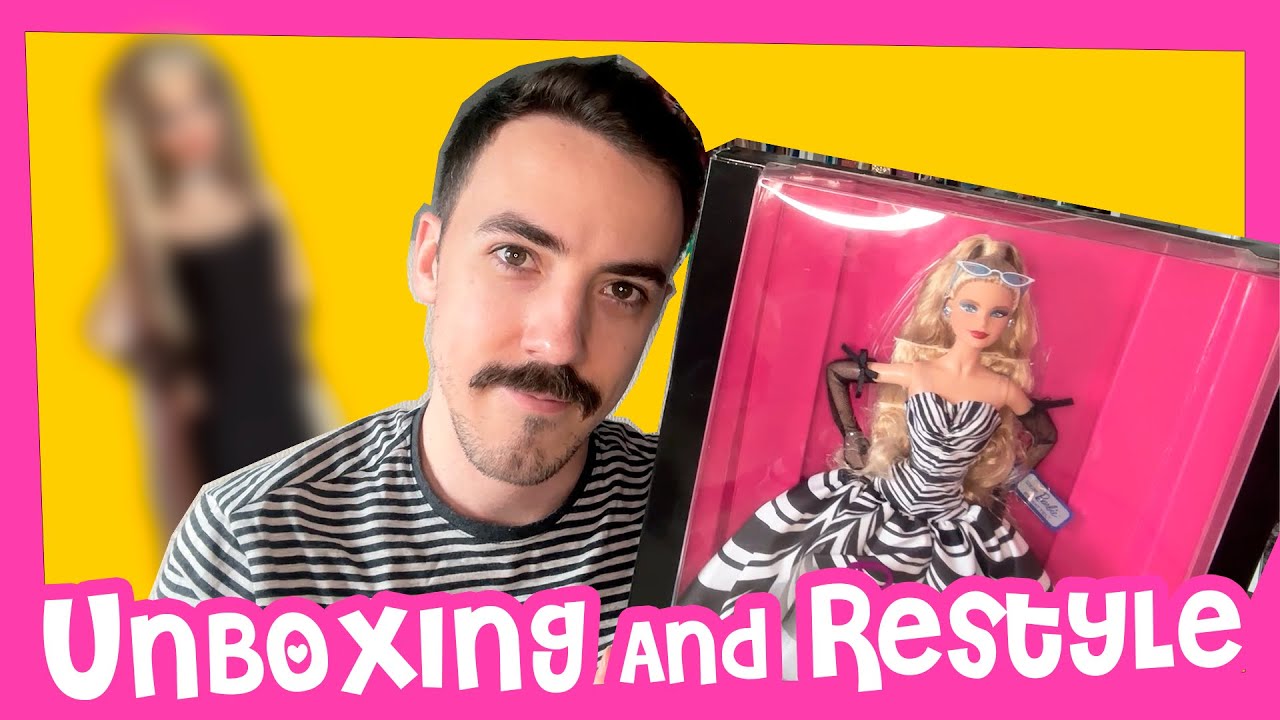 Barbie 65TH Anniversary doll | UNBOXING & RESTYLE