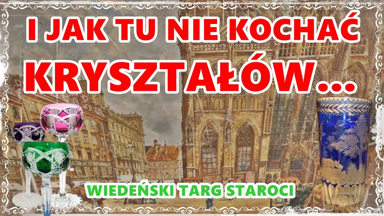 I jak tu nie kochać kryształów... #targstaroci #antyki #kryształy #collection #wiedeń #starocie